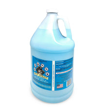 Load image into Gallery viewer, A one-gallon plastic jug of light blue dry spray cleaner with a white cap and a blue front label, shown on a plain white background.